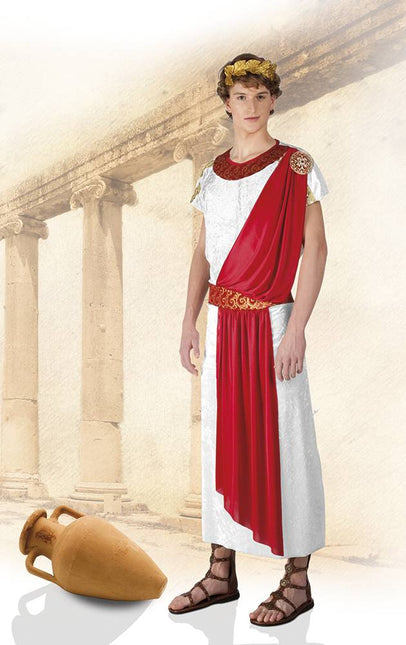 Costume de César rouge