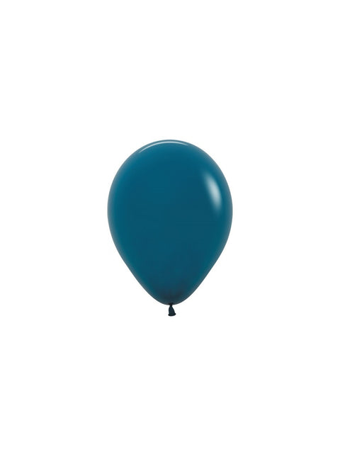 Ballons de baudruche Sarcelle profonde 12cm 50pcs