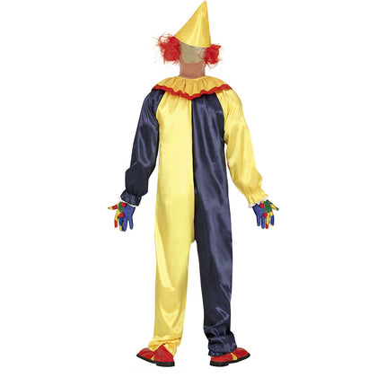 Costume d'Halloween Killer Clown Hommes Jaune