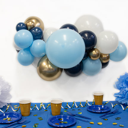 Kit de ballons de baudruche DIY Organic Blue