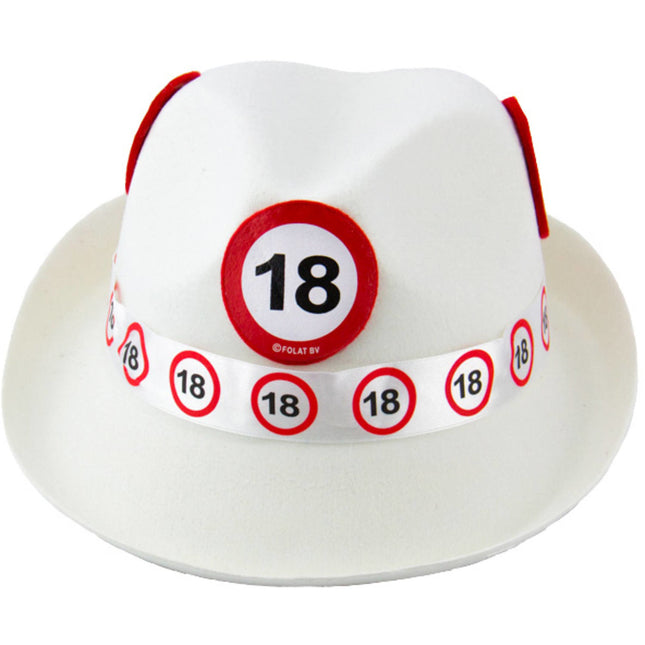 Chapeau 18 ans Panneau de signalisation