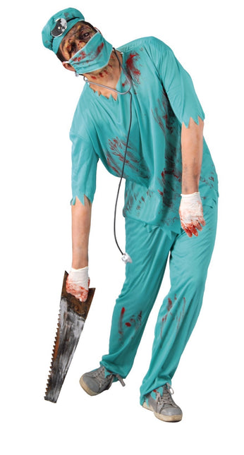 Costume d'Halloween Zombie Homme Chirurgien