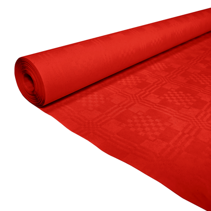 Nappe en papier rouge 8m