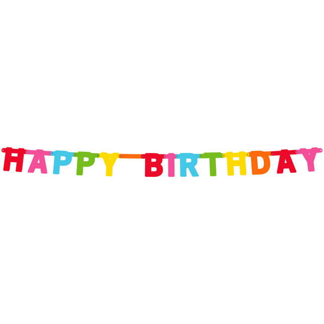 Guirlande de lettres Happy Birthday Party 1.5m