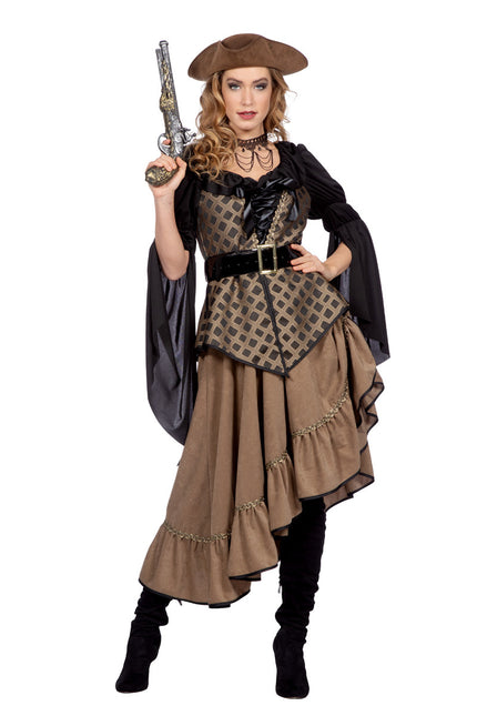 Robe Pirate Marron Dames