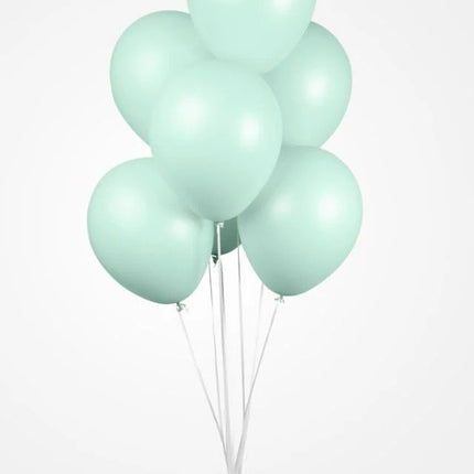 Ballons vert menthe Pastel Macaron 30cm 100pcs