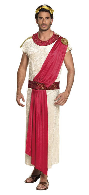Costume de César rouge