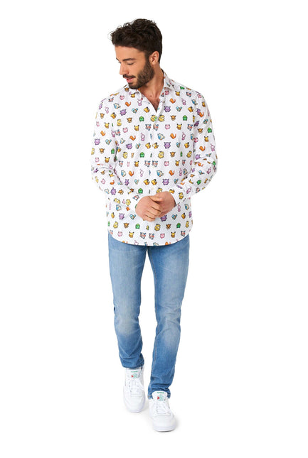 Chemise Pixel Pokémon Hommes OppoSuits