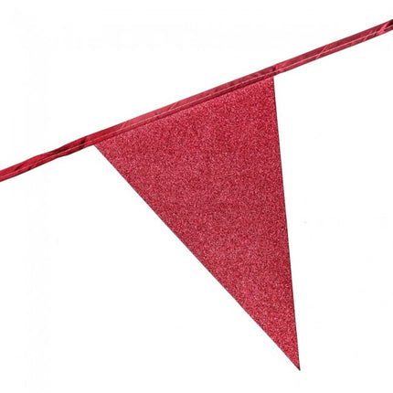 Paillettes de la ligne de drapeau rouge 6m