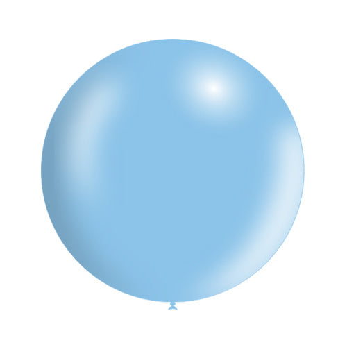 Ballon géant bleu clair métallisé 60cm