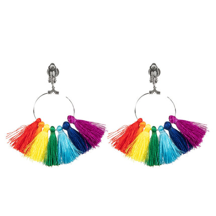 Boucles d'oreilles arc-en-ciel