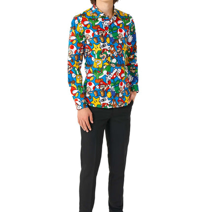 Chemise Super Mario Garçon Ado OppoSuits