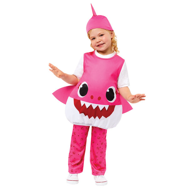 Costume d'enfant Baby Shark Pink Mummy