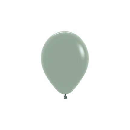 Ballons Pastel Crépuscule Laurier Vert 12cm 50pcs