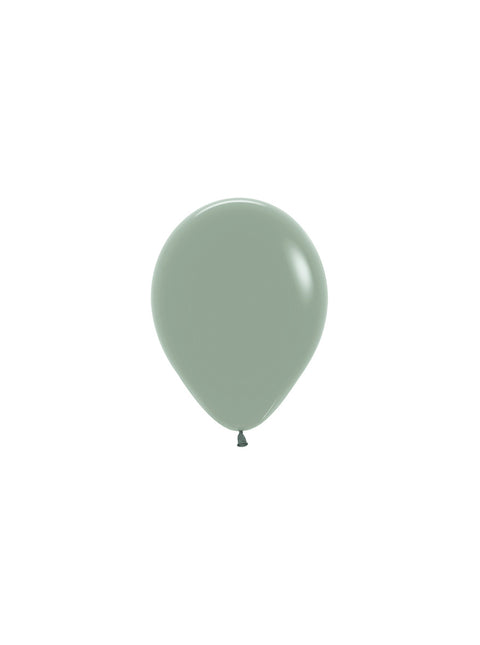 Ballons Pastel Crépuscule Laurier Vert 12cm 50pcs