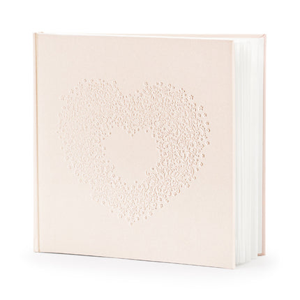 Livre d'or rose 20.5cm