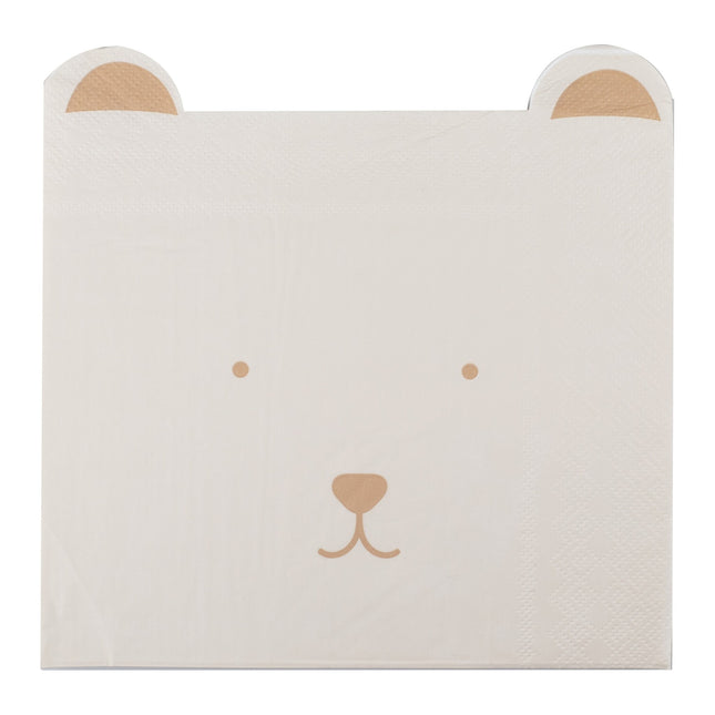 Serviettes de table Baby Shower Teddy 16pcs