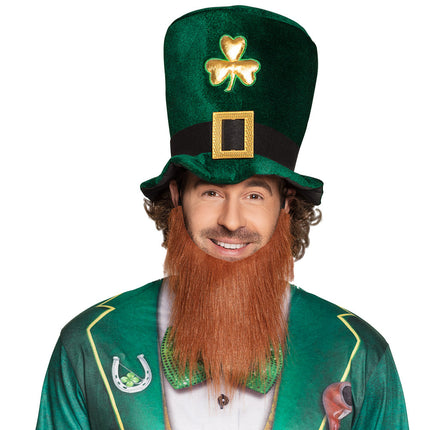 Chapeau Leprechaun avec barbe