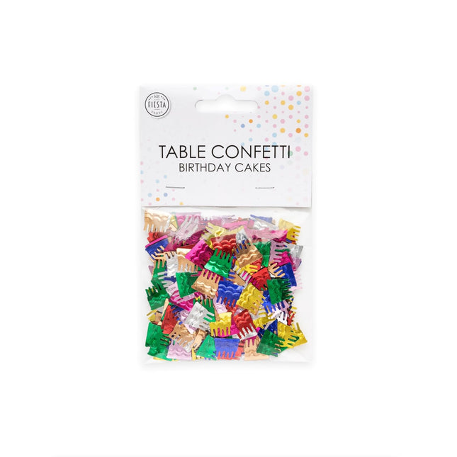 Confetti de table Gâteau d'anniversaire