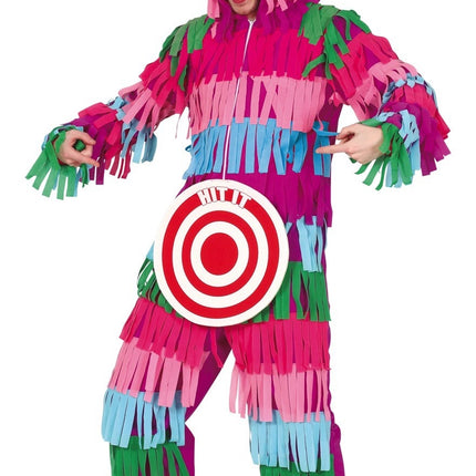 Costume de Pinata avec planche à fléchettes Homme