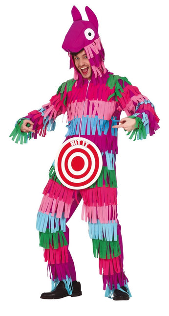 Costume de Pinata avec planche à fléchettes Homme