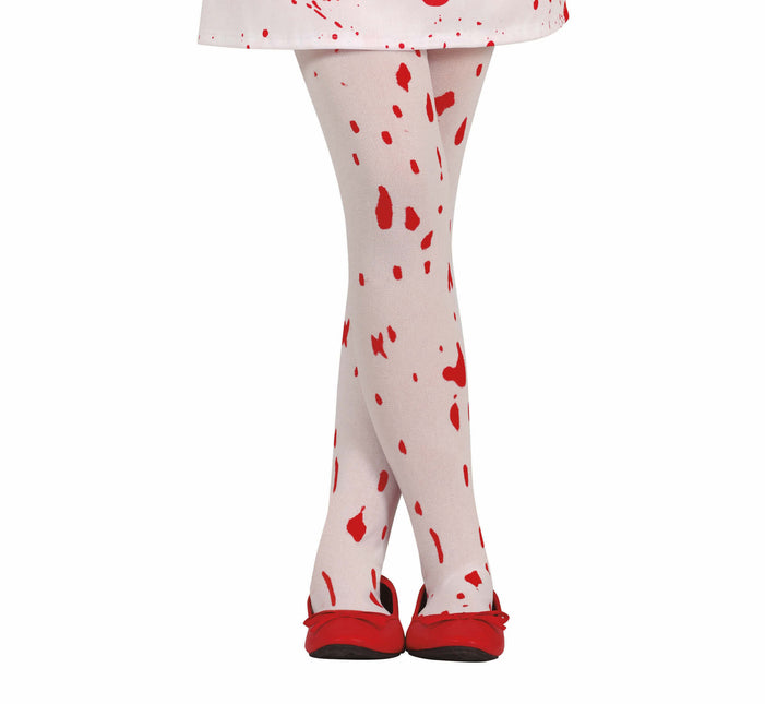 Legging rouge blanc Halloween Bloody Child