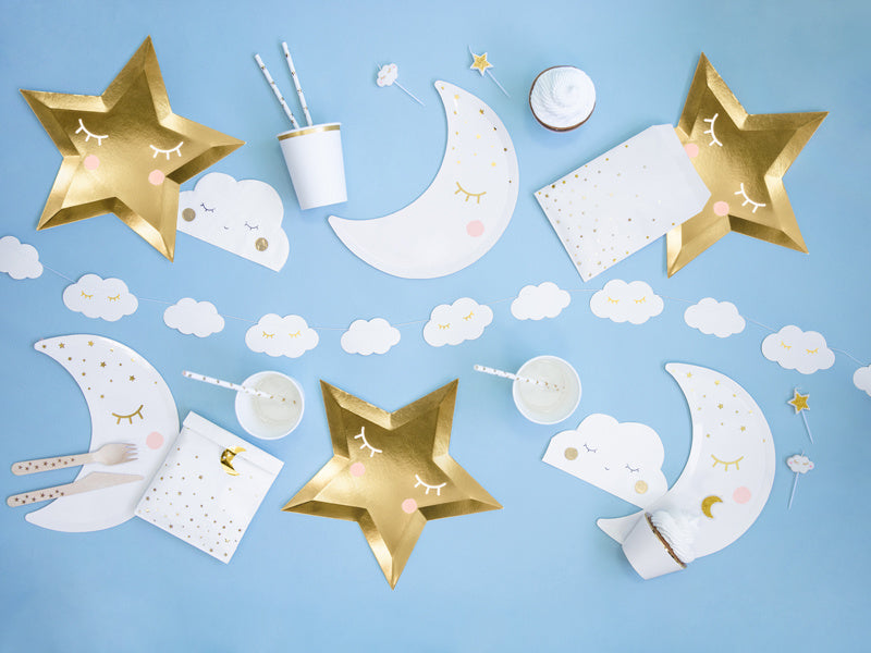 Assiettes Little Star Or 27cm 6pcs