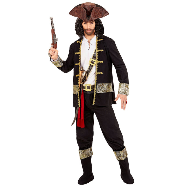 Costume de pirate homme noir