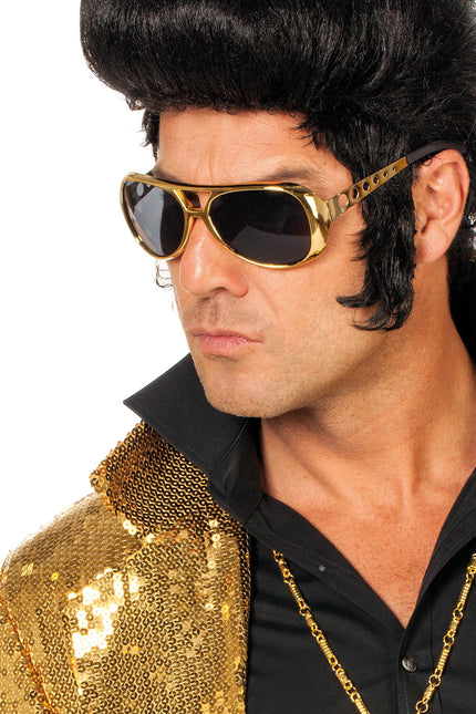 Lunettes d'or Elvis