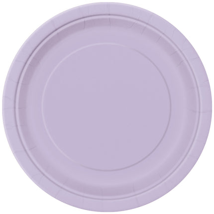 Assiettes Lilas Rondes 17.5cm 8pcs