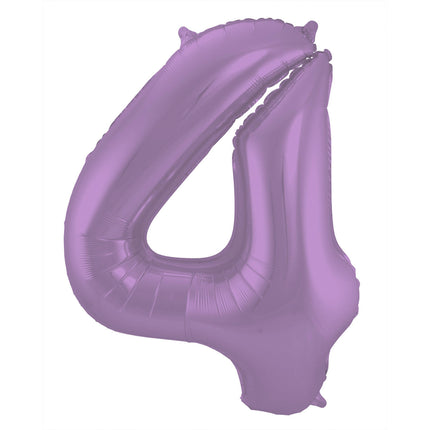 Ballon de baudruche Figure 4 Matt Purple XL 86cm vide