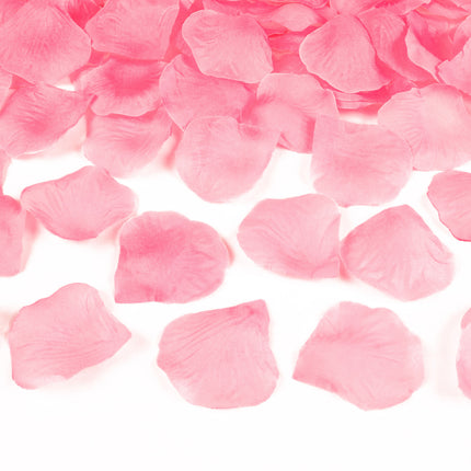 Pétales de rose rose pâle 100pcs