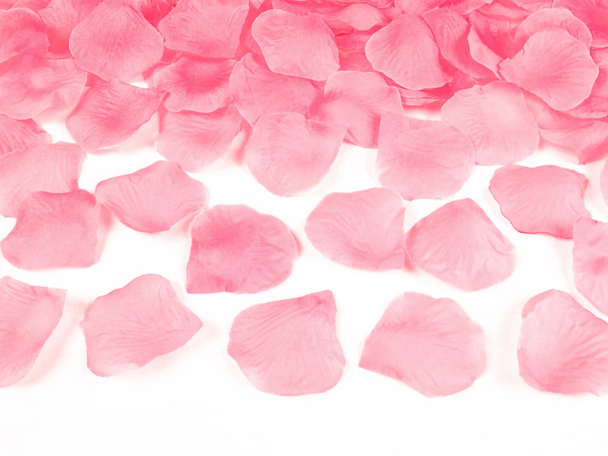 Pétales de rose rose pâle 100pcs