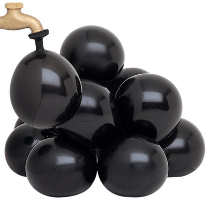 Ballons d'eau Noir 13cm 100pcs