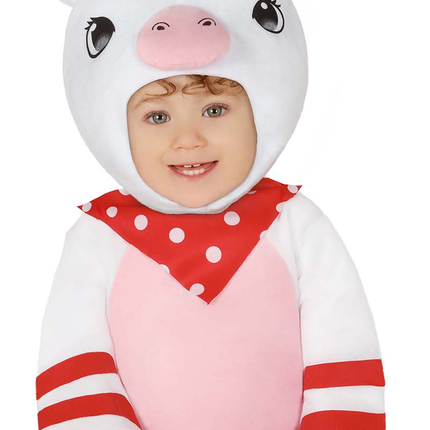 Costume de Licorne Bébé Rouge Blanc