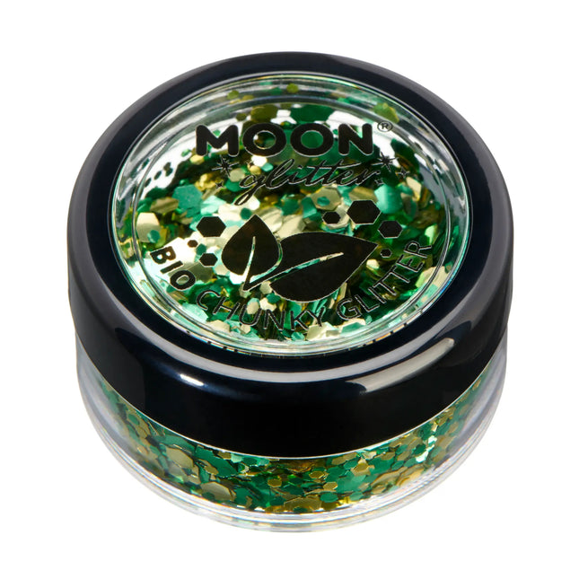 Moon Glitter Mystic Bio Chunky Glitter Shamrock 3g