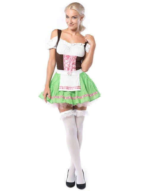 Robe Dirndl Oktoberfest vert clair