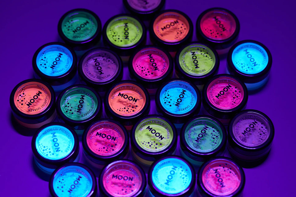 Moon Glow Neon UV Pigment Shakers Intense Red 5g