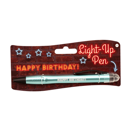 Stylo lumineux Happy Birthday 15cm