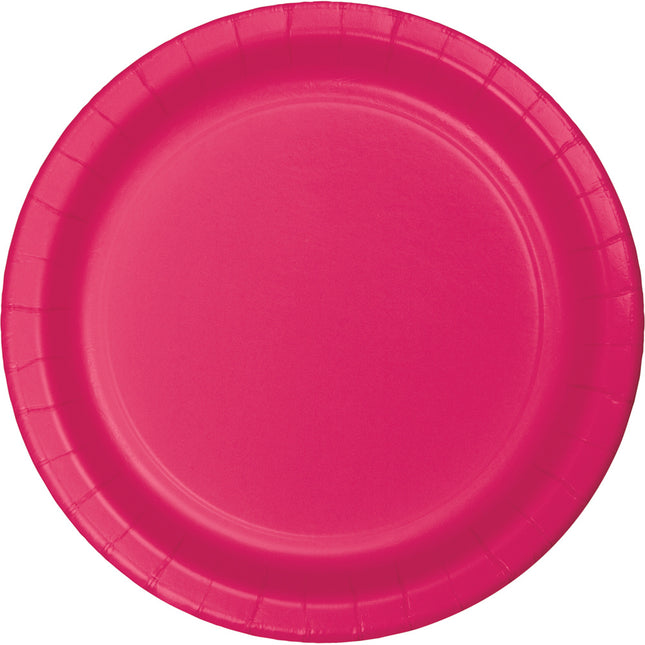 Assiettes Fuchsia 23cm 24pcs