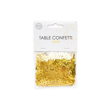 Confetti de table Love Gold