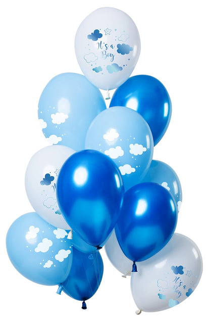 Ballons de naissance C'est un garçon 30cm 12pcs