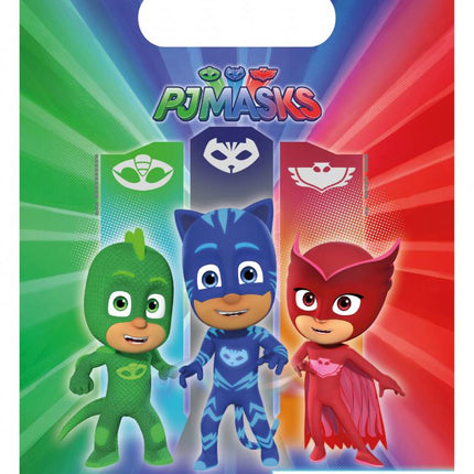 Sacs de partage Pj Masks 23cm 6pcs