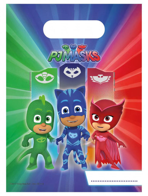 Sacs de partage Pj Masks 23cm 6pcs