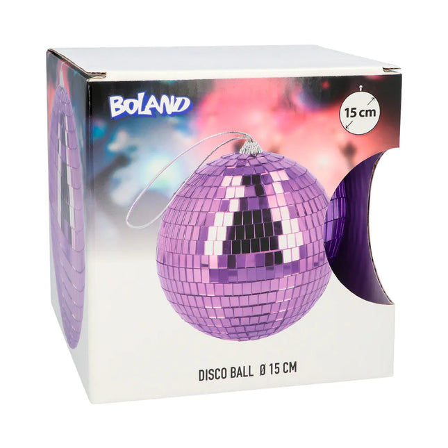 Discoball mauve 15cm