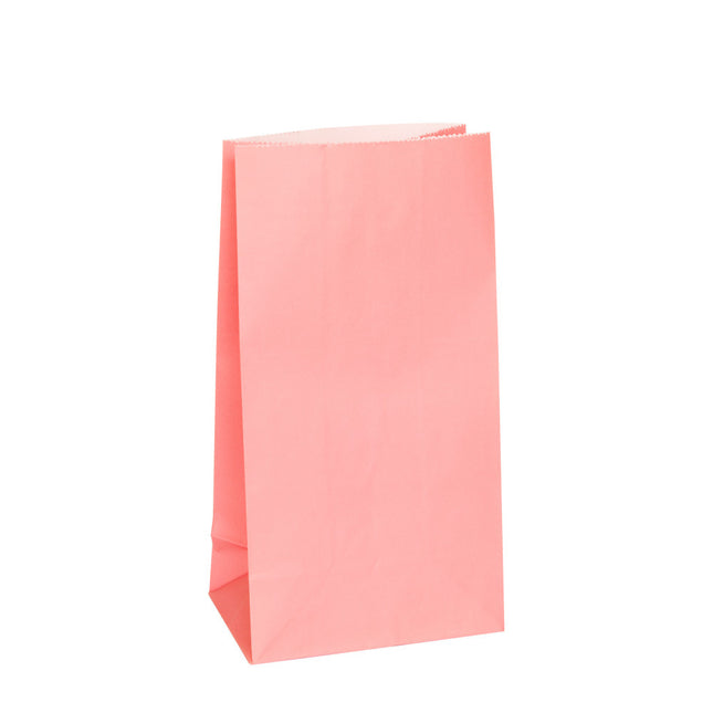 Sacs de fête Rose clair Pastel 25cm 12pcs