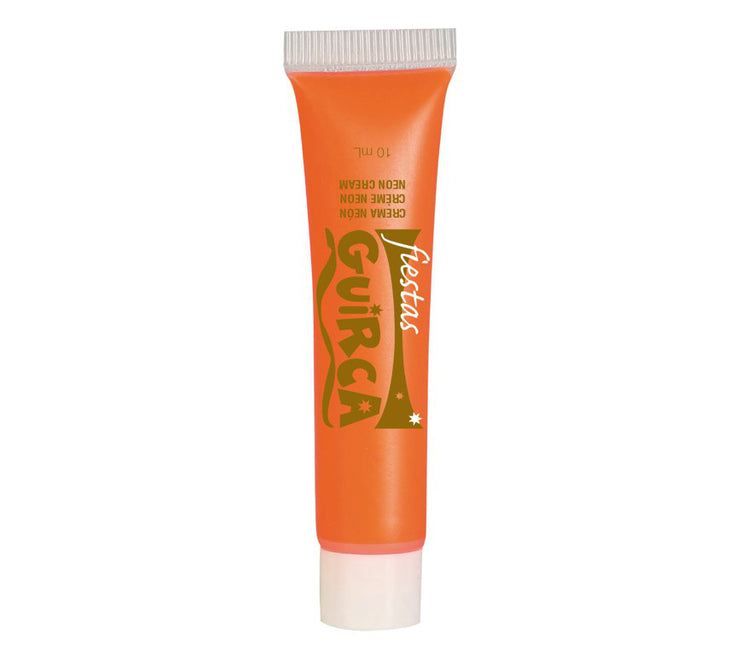 Tube de maquillage orange fluo 10ml