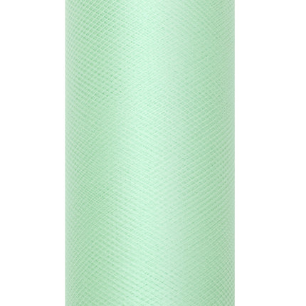 Rouleau de tulle vert menthe 30cm 9m