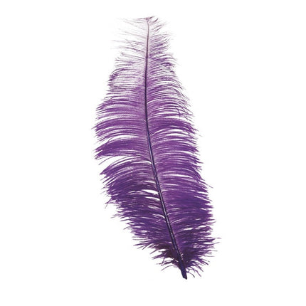 Plumes d'autruche lilas 30cm 12pcs