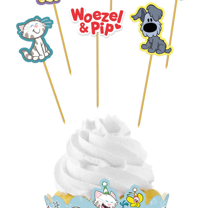 Woezel En Pip Cupcake Toppers 6pcs